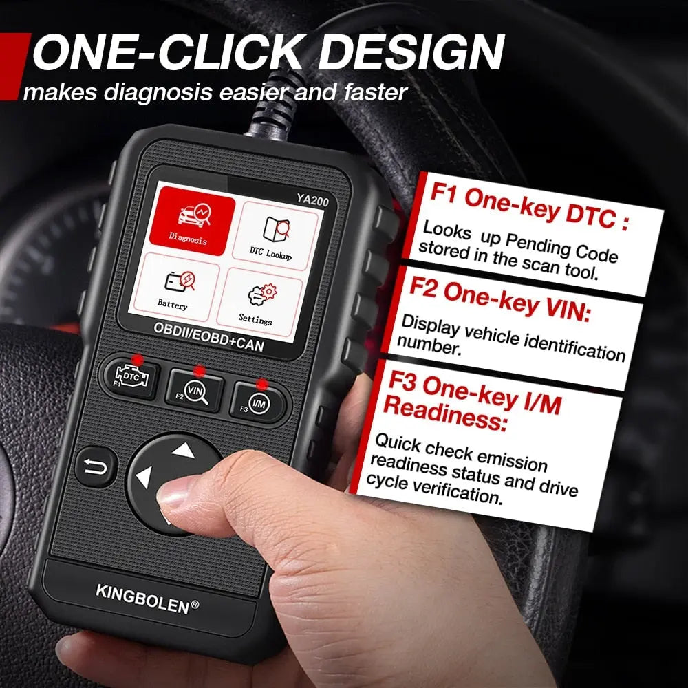 YA200 Profi OBD2 Diagnosegerät Tool KFZ Scanner Fehlerauslesegerät YA200 Profi OBD2 Diagnosegerät Tool KFZ Scanner Fehlerauslesegerät